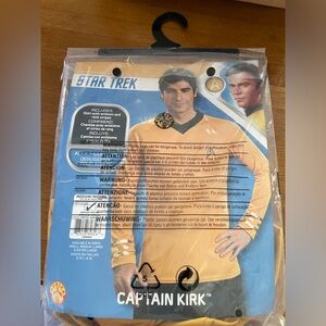 Star Trek Costume Shirt with Emblem - Adult Men’s Medium